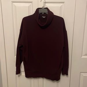 Aerie oversized turtleneck sweatshirt- Sz S with pockets GUC B71